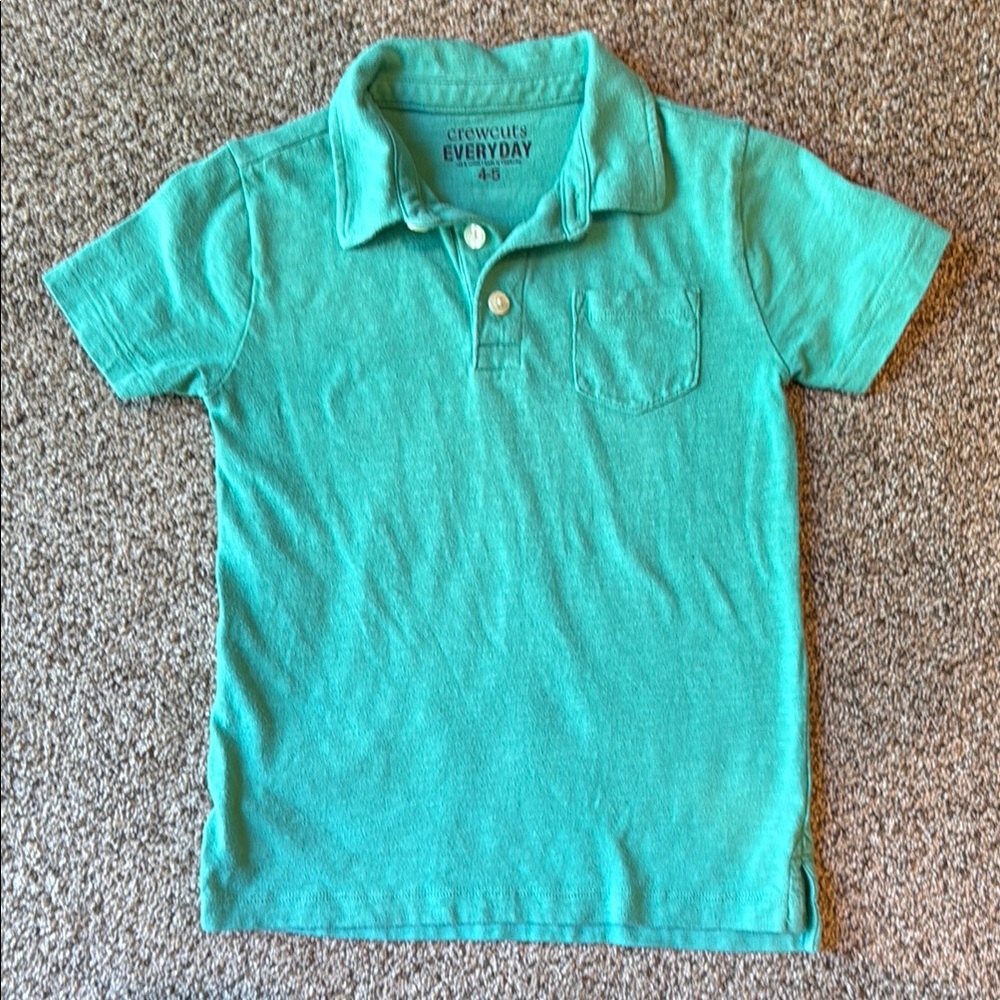 J. Crew | Kids Teal / Green Polo Shirt